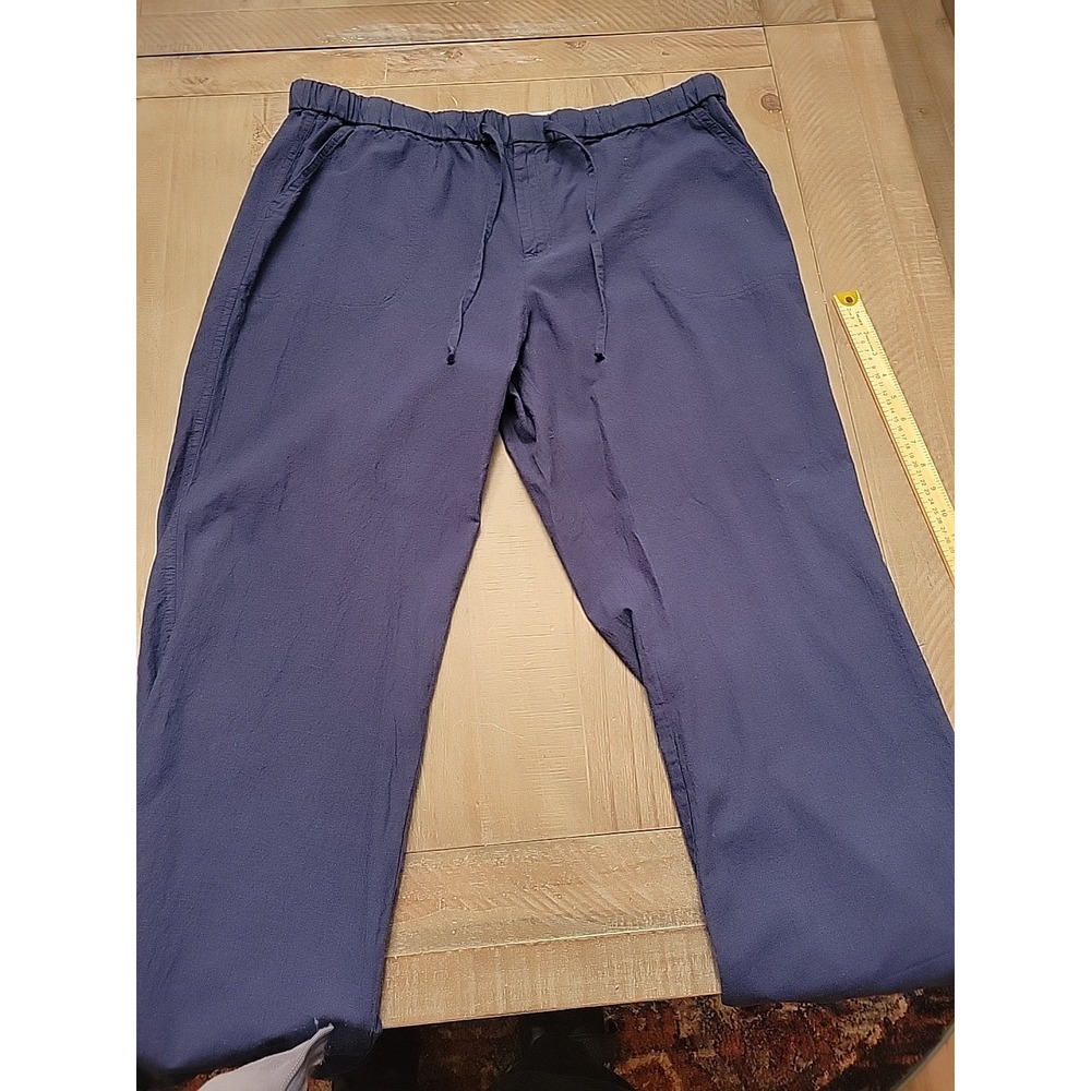 Elisabeth by Liz Claiborne stretch band Women's blue Cotton Pants Size Xl Draw